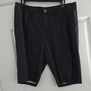 Quiksilver Black Flat Front Men's Shorts